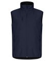 Heren Softshell Bodywarmer Clique Classic 0200911 Dark Navy