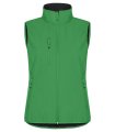 Dames Softshell Bodywarmer Clique Classic 0200916 Appelgroen