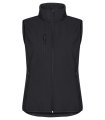 Dames Softshell Bodywarmer Clique Classic 0200916 Zwart