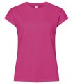 Dames T-shirt Clique Fashion Top 029005 Helder Kersen