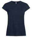 Dames T-shirt Clique Fashion Top 029005 Dark Navy