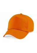 Goedkope Oranje Kinder Cap 5 panel Beechfield B10b