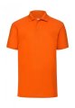 Goedkope Oranje Heren Polo Fruit of the Loom 65-35 oranje