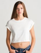 Dames T-shirt Organic Mantis Crop Top T M96