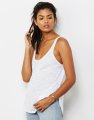 Dames Tanktop Flowy Side Slit Bella 8802