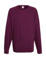 Heren raglan Sweater Fruit of the Loom Lightweight