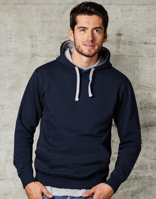 Heren Hoodie Contrast FDM FH002