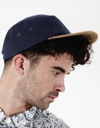 Cap 5 Panel Suede Peak B658