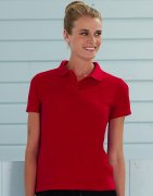 Dames Poloshirt Russell Poly-Cotton Blend R-539F-0