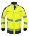 HAVEP High Visibility Jack fluo geel/marine