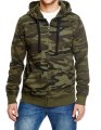 Heren Hoodie camouflage Burnside 8615 groen Camouflage