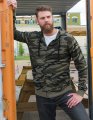 Heren Hoodie camouflage Burnside 8615