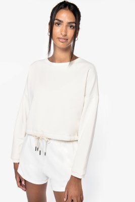 Dames Sweater Native Spirit Ecologische cropped 