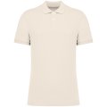 Heren polo Native Spirit Ecologische in piquétricot Ivory