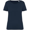 Dames T-shirt Native Spirit Ecologisch verwassen Navy Blue