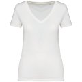 Dames T-shirt Native Spirit Ecologisch V-hals NS334 White