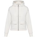Dames Hoodie Full Zip Native Spirit Ecologisch NS409 Ivory