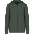 Heren Hoodie Native Spirit Ecologisch NS417 Washed Organic Khaki