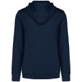 Heren Hoodie Native Spirit Ecologisch NS417 Washed Navy Blue
