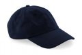 Low Profile 6 Panel Dad Cap Marine Blauw