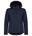 Dames hoodie Softshell Jas Clique Classic 0200917 Dark Navy