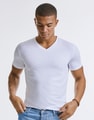 Heren T-shirt Organisch V Hals Russell R-103M-0