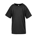 Kinder Sportshirt Spiro S287J Aircool Tee Black