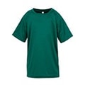 Kinder Sportshirt Spiro S287J Aircool Tee Bottle Green