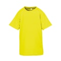 Kinder Sportshirt Spiro S287J Aircool Tee Flo Yellow