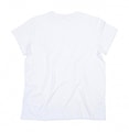 Men`s Organic Roll Sleeve T White