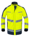 HAVEP High Visibility Jack fluo geel/marine