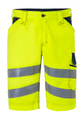 Havep korte Werkbroek High Visibility Excellence 80232 fluo geel-marine