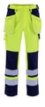 MASCOT® SAFE COMPETE Timmermanbroeken; Werkbroeken; Hi-vis broeken; Broeken; Hi-Vis werkkleding hi-vis geel/marine