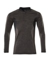 MASCOT® ACCELERATE Lange mouwen poloshirts; Poloshirts; Werkpoloshirts; Polosweatshirts; Werkkleding donkerantraciet-melêe/zwart