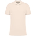 Heren polo Native Spirit Ecologische in piquétricot Ivory