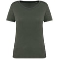 Dames T-shirt Native Spirit Ecologisch verwassen Organic Khaki