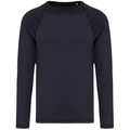 Heren T-shirt Native Spirit Ecologisch lange mouwen NS338 Washed Coal Grey