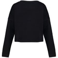 Dames Sweater Native Spirit Ecologische cropped Black