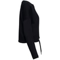 Dames Sweater Native Spirit Ecologische cropped Black