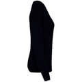 Ecologische damestrui met V-hals van lyocell Black