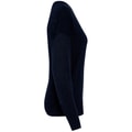 Ecologische damestrui met V-hals van lyocell Navy Blue