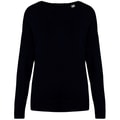 Ecologische damestrui met V-hals van lyocell Black