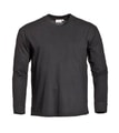 Heren T-shirt Lange Mouw Santino James Donker Grijs