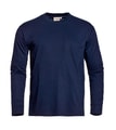 Heren T-shirt Lange Mouw Santino James Real Nevy