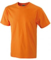 Heren T-shirt James & Nicholson Workwear-T JN800 Oranje