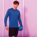 Heren Sportshirt Lange Mouw AWDis JC002