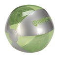 BeachBall ? 24 cm zilver/groen