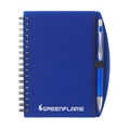 NoteBook A6 notitieboek transparant blauw