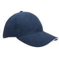 Caps Heavy Brushed Marine - Wit