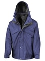 Jassen 3-in-1 Jacket with Fleece Result R68 royal